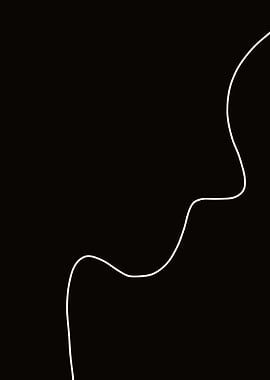 Minimalistic Face Line art