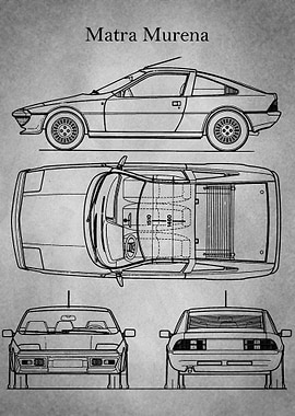 Matra Murena gray old