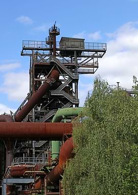 Industrial factory place