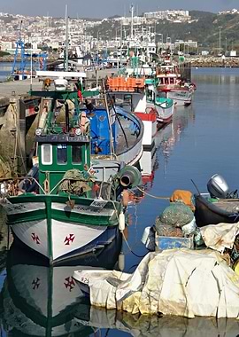 Fisherboat in Nazare