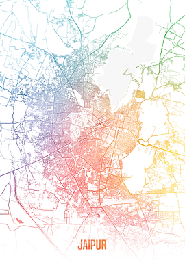 Jaipur map
