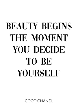 Coco Chanel Quote Beauty