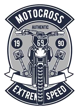Motocross Retro Logo