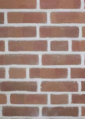 Retro red brick wall macro