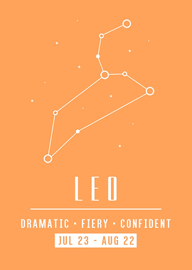 Leo zodiac color