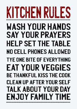 Kitchen rules