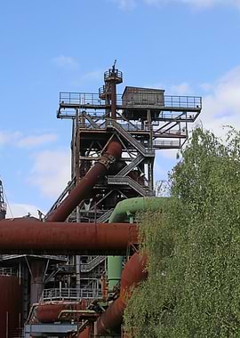 Industrial factory place