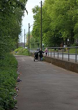 Kids drawing on stones