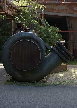 Industrial factory place