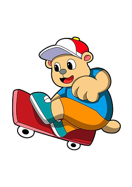 Bear Skater Skateboard