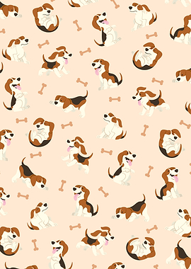 Cute Adorable Beagle Dog