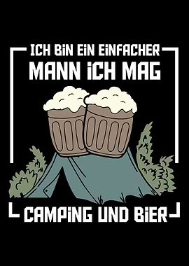 Camping Camper Beer