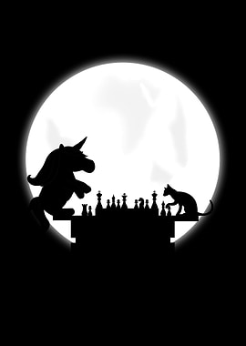 Chess Cat And Unicorn