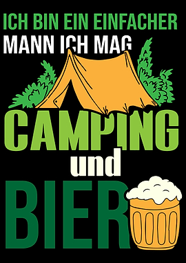 Camping Camper Beer