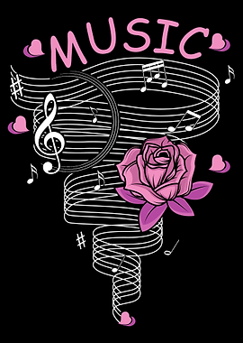 Music Rose Musician and Ar