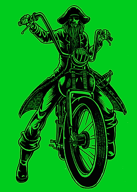 pirates drive motorbikes