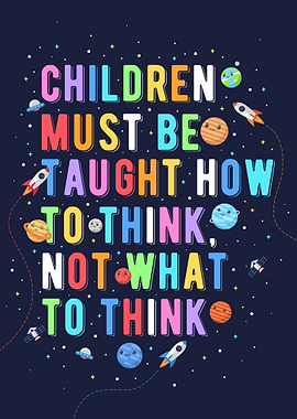 Teach kids how to think