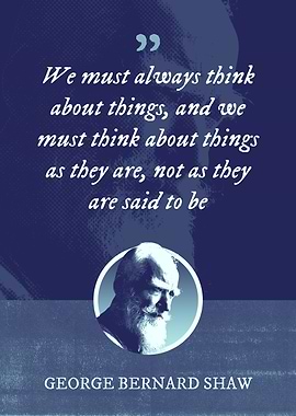 We must always think about