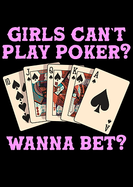 girl cant play poker