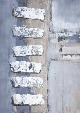 Light blue beige abstract