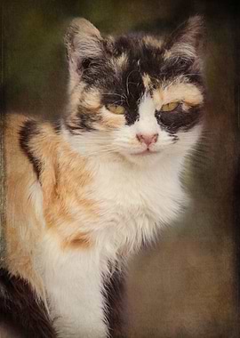 cute cat in the garden