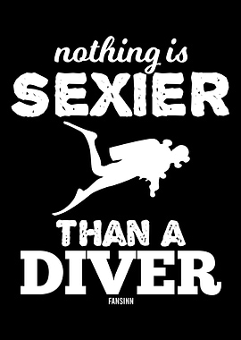 Diver diving holiday