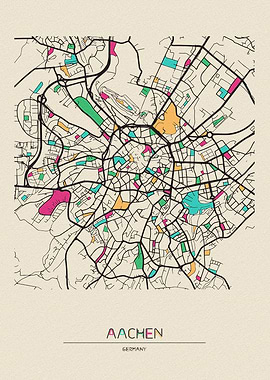 Aachen Map