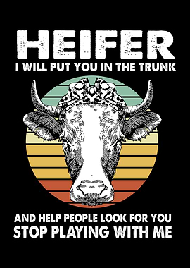 Funny Heifer Cow