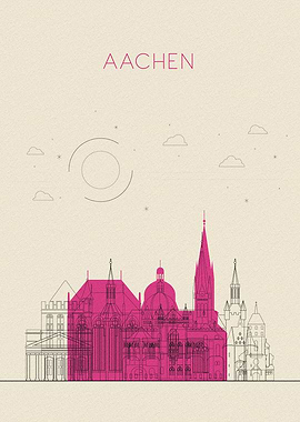 Aachen Skyline