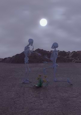 forever couple skeleton