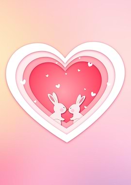 Love Bunnys Valentinesday