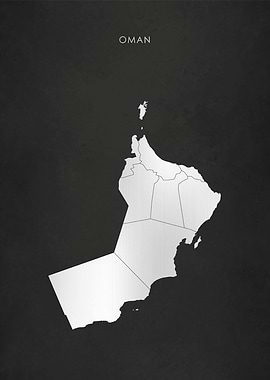 Silver Oman Map