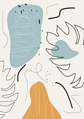 Contemporary Leaf Art