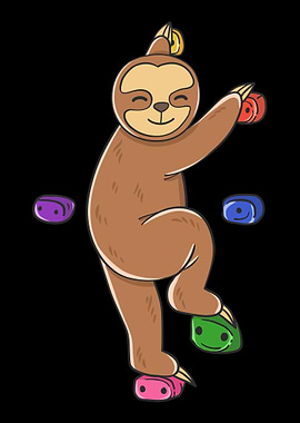 Wall Climbing Sloth Wall C