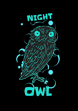 Funny Night Owl Gamer