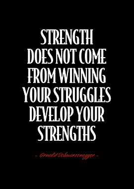 A Schwarzenegger Quote