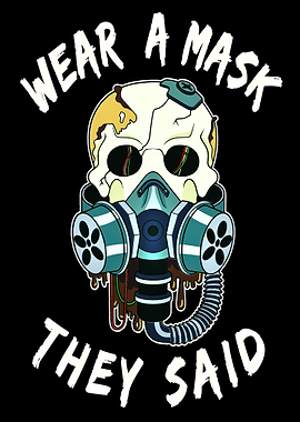 Gasmask Skull Horror gas