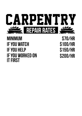 Carpentry repair rates