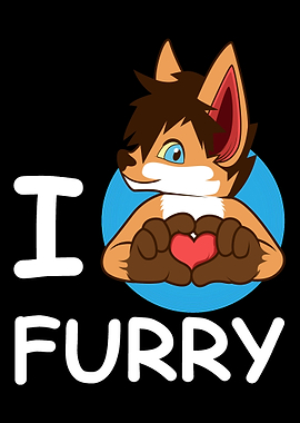 I Love Furries Furry Anima