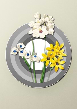 Corn Lily on Paper Shield