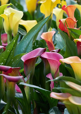 calla lily in the garden