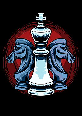 Chess Pieces King Knight