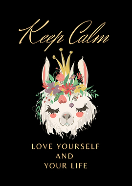 Keep calm love yourself