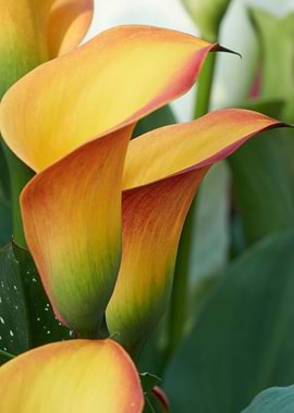 calla lily in the garden
