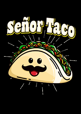 Seor Taco Funny Kawaii
