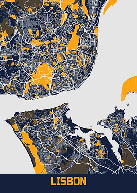 Lisbon Bluefresh Map