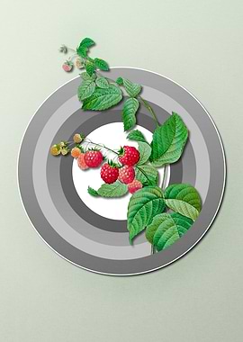 Spring Pastel Red Berries