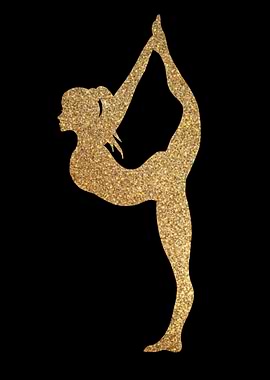 Yoga pose illustration