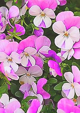 violet in the garden