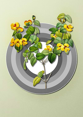 Spring Pastel Yellow Flora